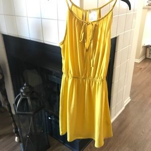 Yellow summer dress